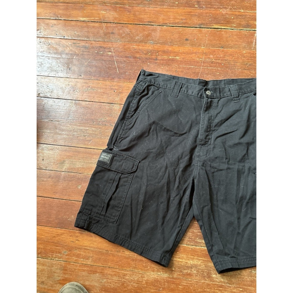 Wrangler Men's Cargo Shorts Black Workwear Outdoors Size 34 - Picture 2 of 6
